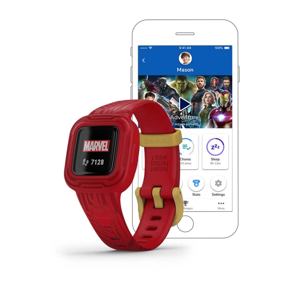 Đồng Hồ Garmin Vívofit Jr. 3 Marvel Đỏ